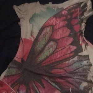 A butterfly shirt